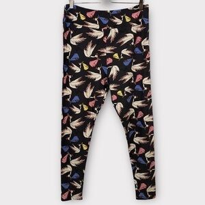 LulaRoe Simply Comfortable Storks & Babies Leggings Size XL/XXL